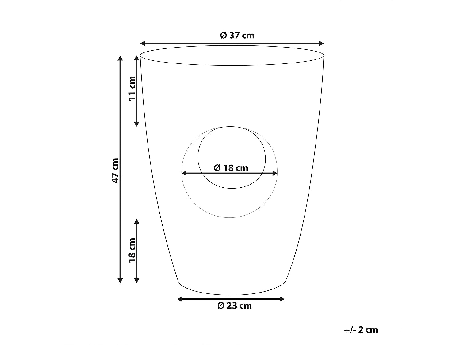 Bout de canapé rond effet terrazzo blanc cassé – TERRAZA
