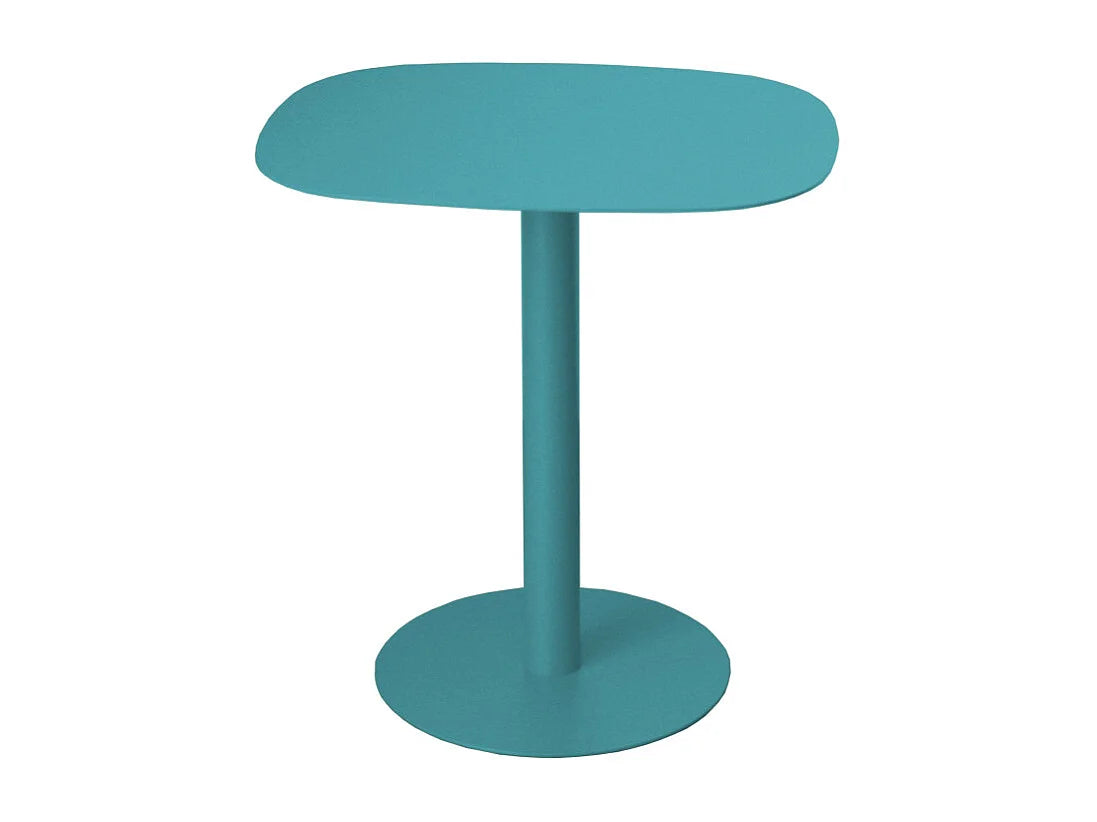 Bout de canapé en métal turquoise scandinave – FJORD