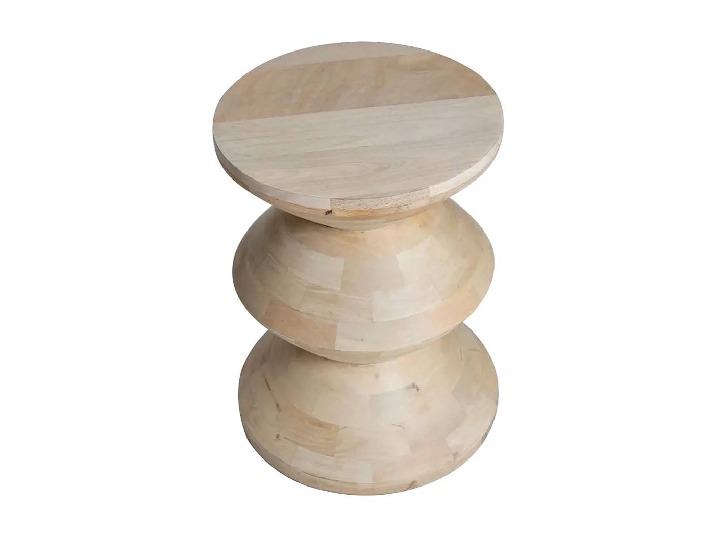 Bout de canapé bas en bois de manguier – HORANE