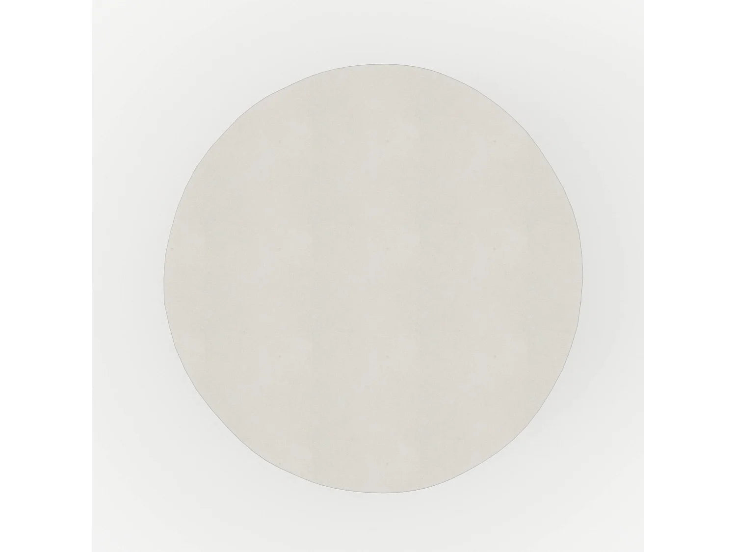 Bout de canapé rond effet béton blanc – SANTORIN