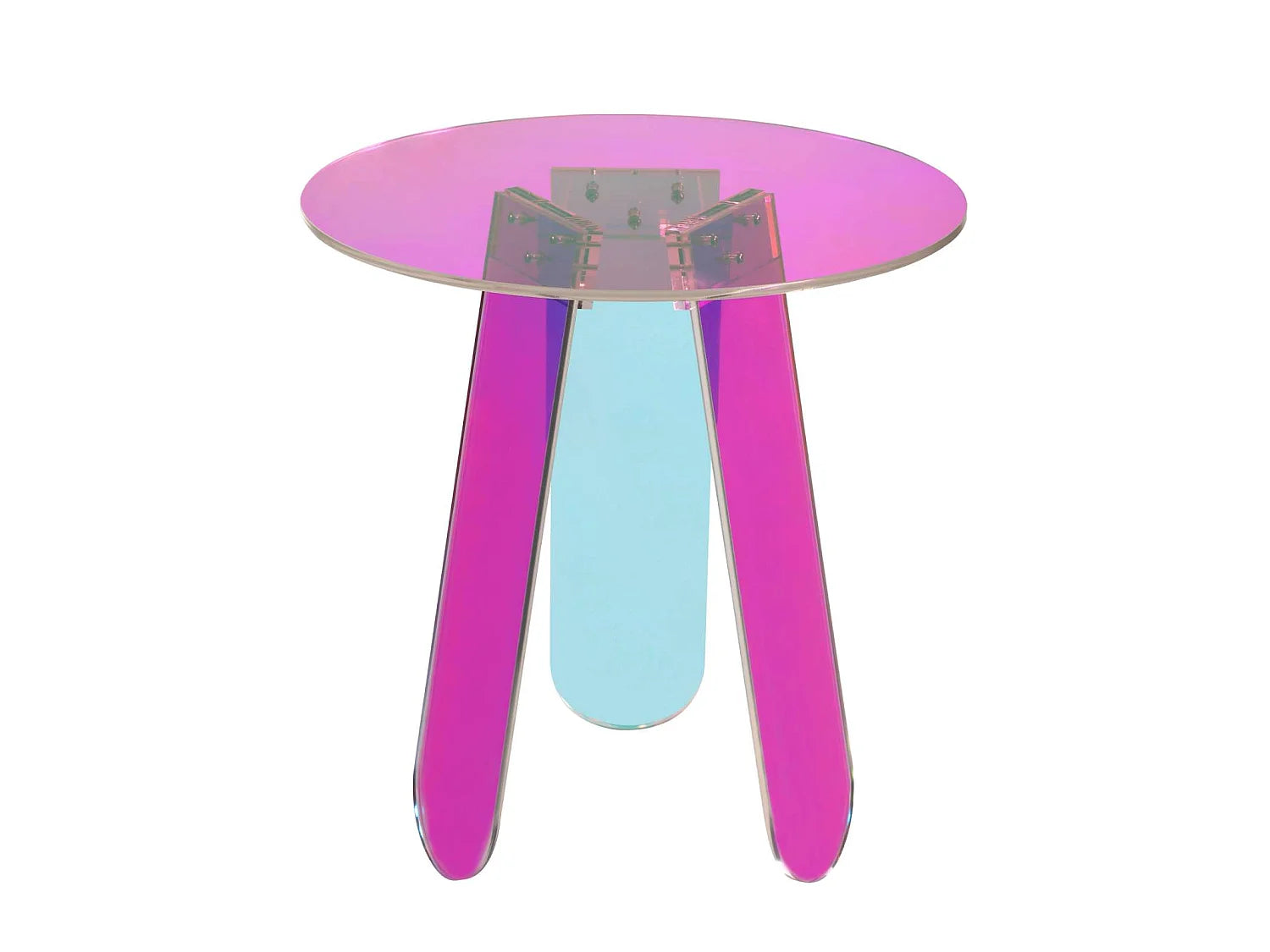 Bout de canapé carré acrylique transparent – IRISIA