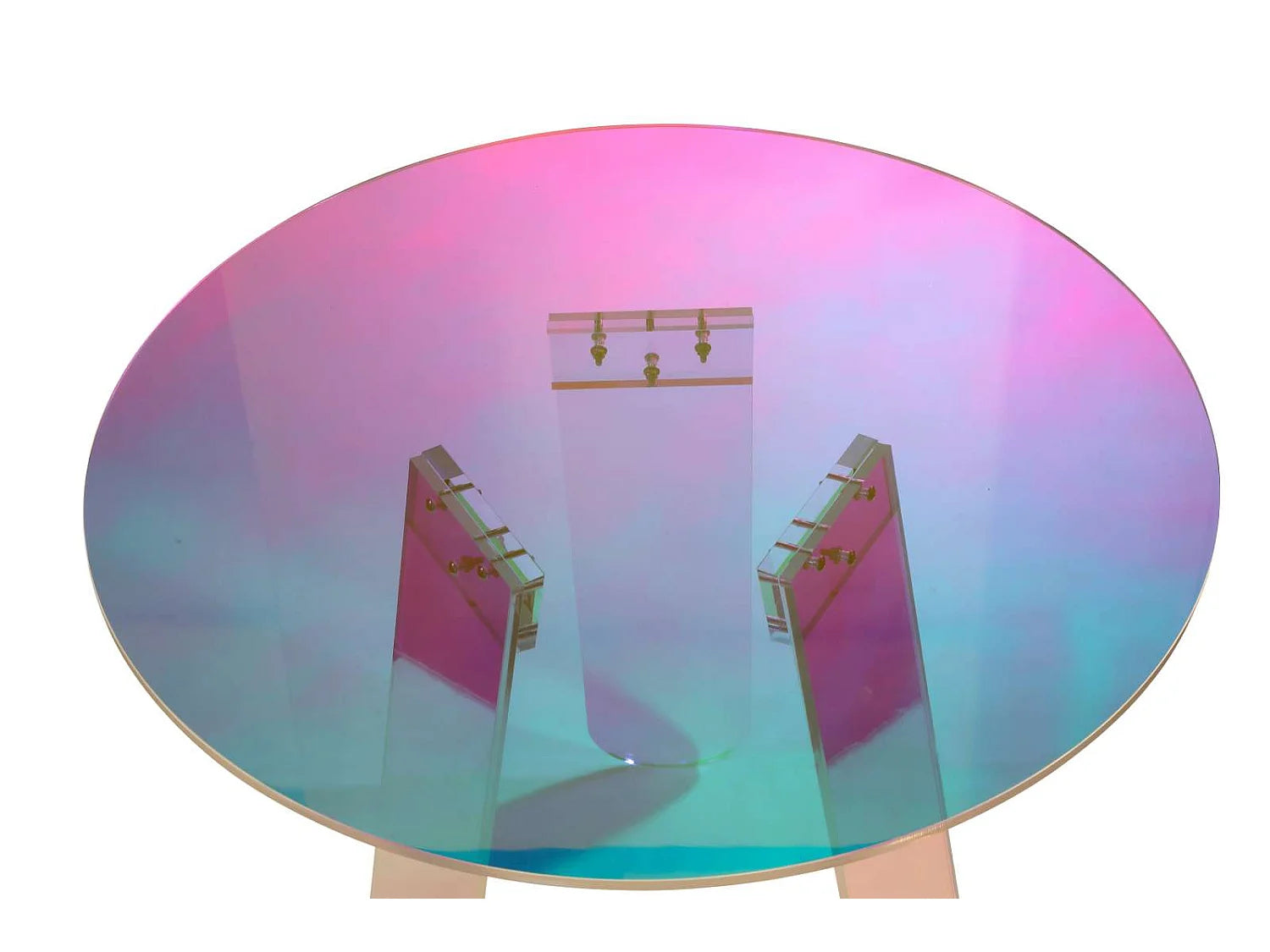 Bout de canapé carré acrylique transparent – IRISIA