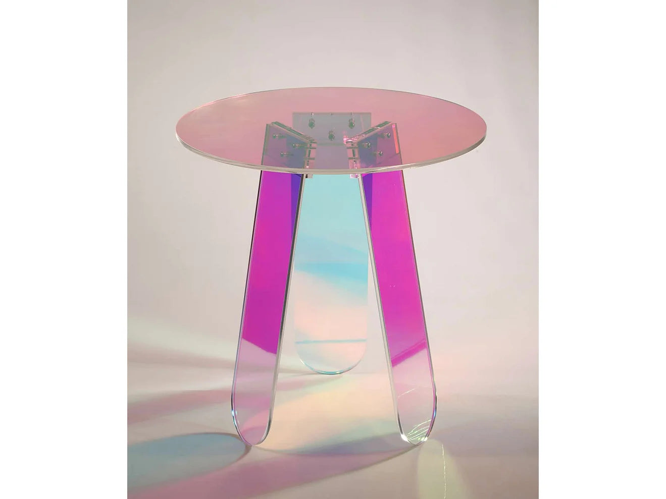 Bout de canapé carré acrylique transparent – IRISIA