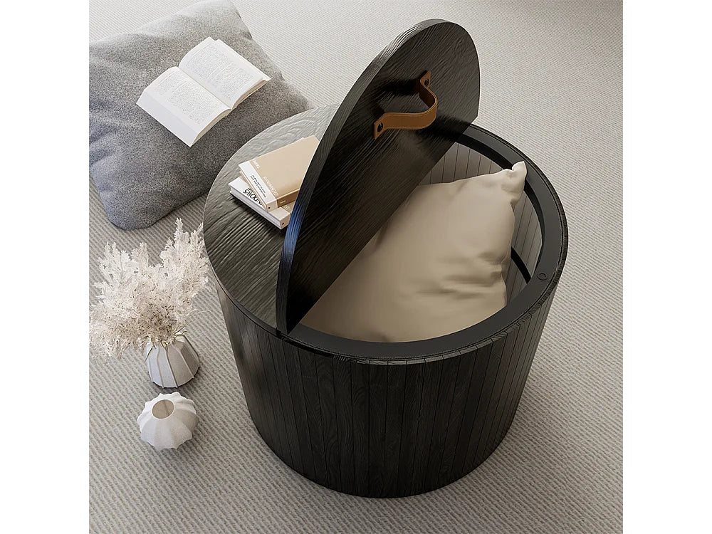 Bout de canapé pliable en chêne naturel – TAVLO