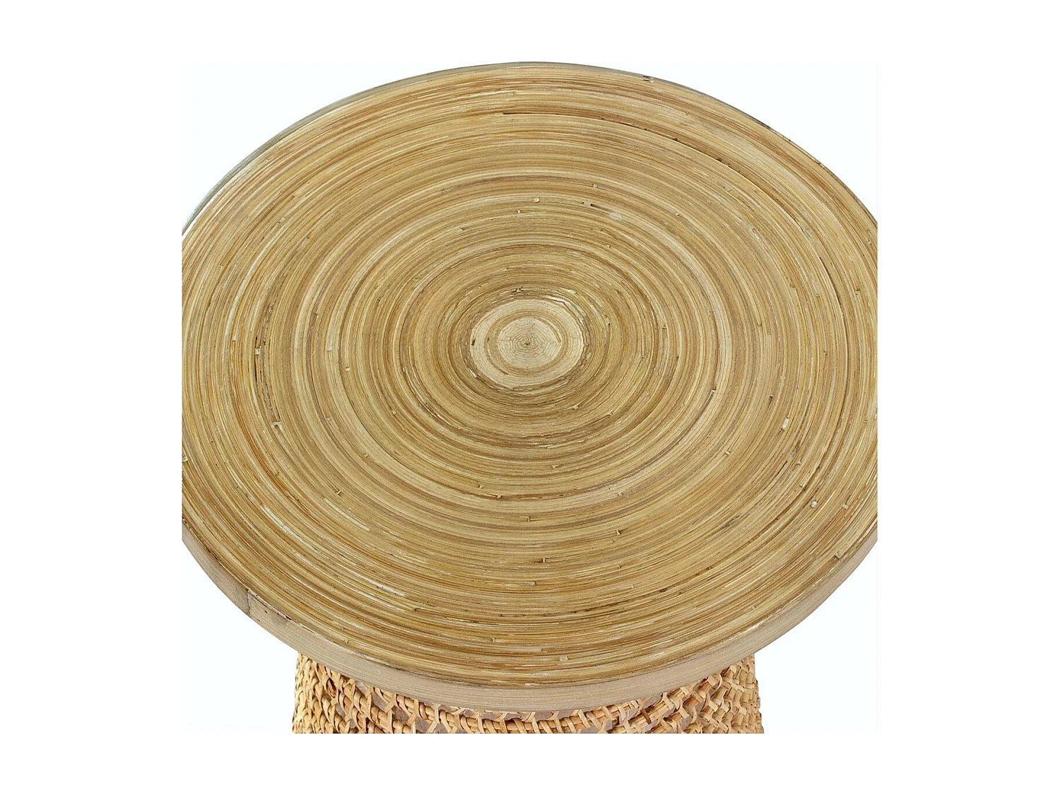 Bout de canapé carré en rotin naturel – KAYU