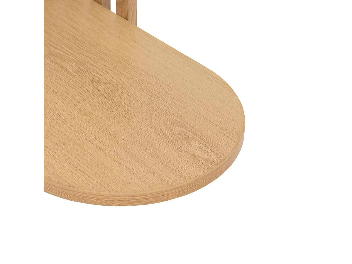 Bout de canapé design ajouré beige – STRIPO