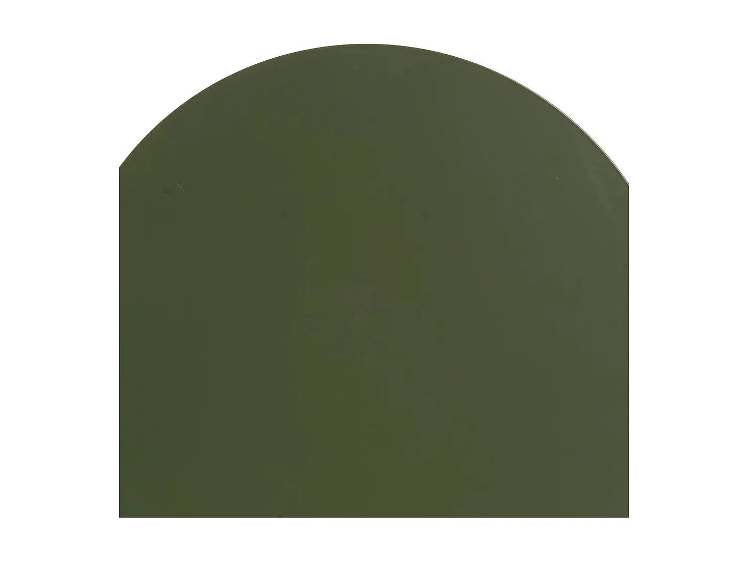 Bout de canapé rond métal vert intérieur extérieur – VERDE