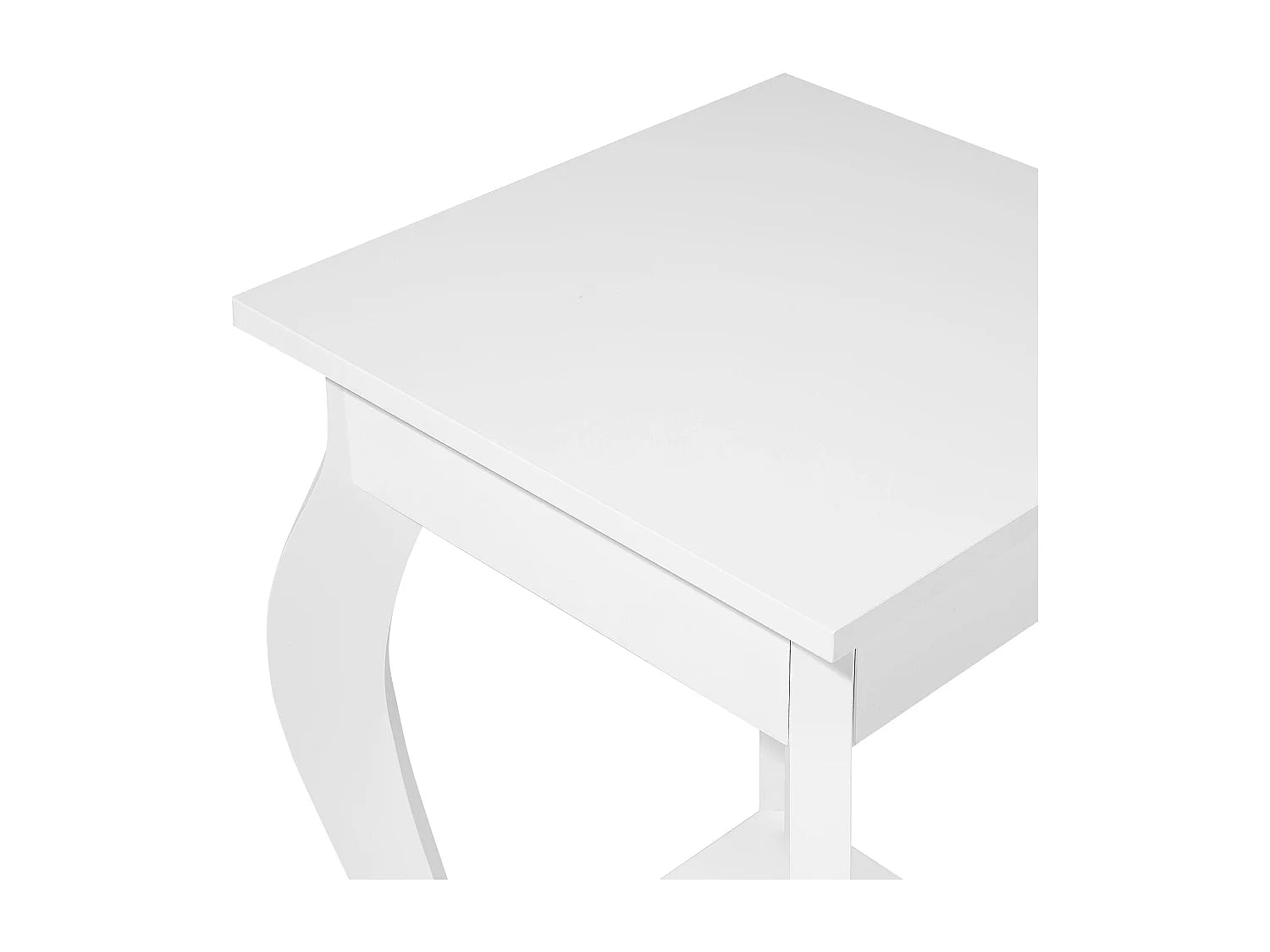 Bout de canapé blanc à étagères style classique – AVONA