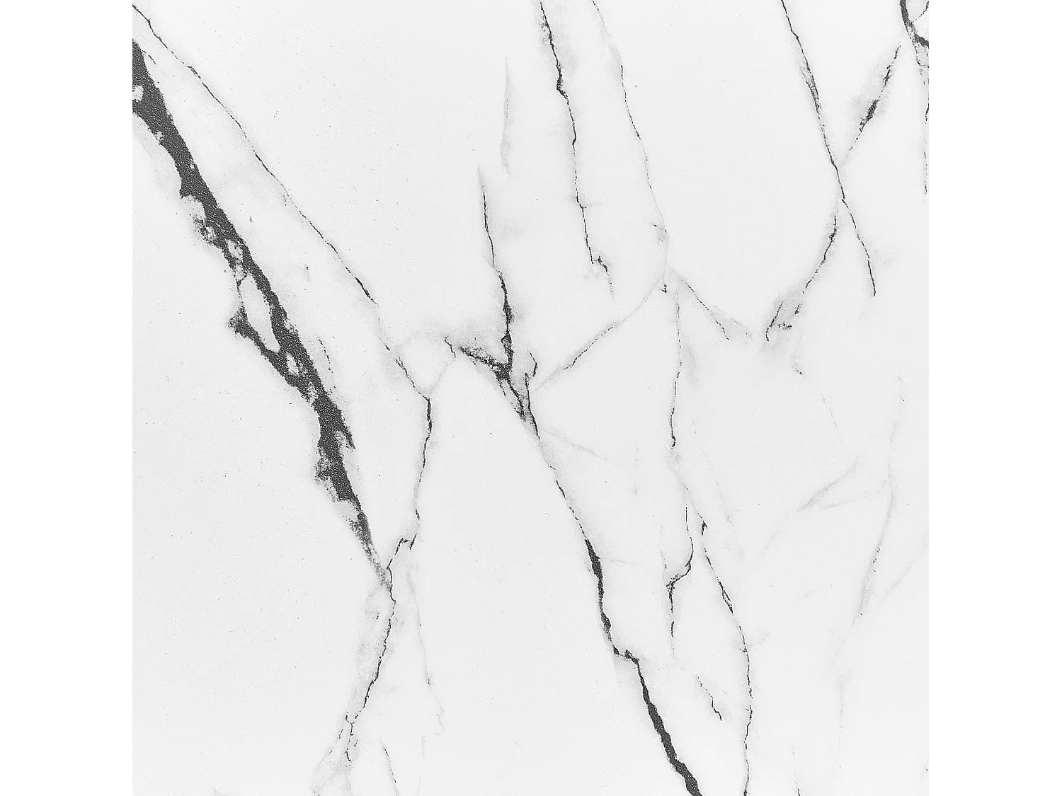 Bout de canapé rond effet marbre blanc doré – MARLO