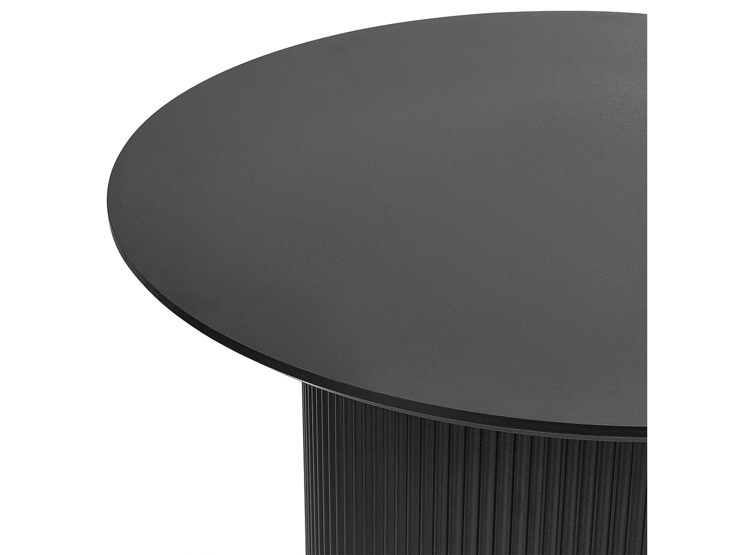 Bout de canapé carré en bois massif noir – NERVA