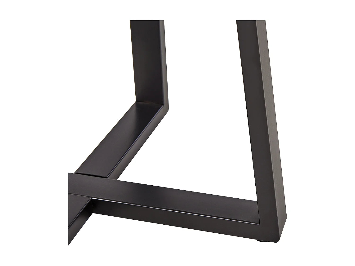 Bout de canapé rond céramique effet marbre noir – MARÉA