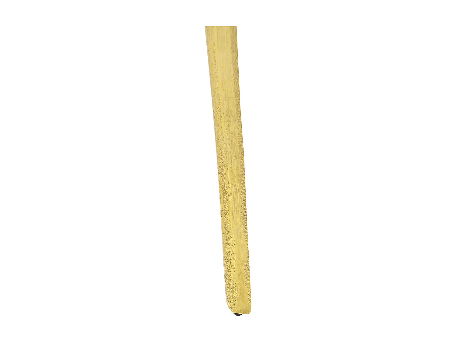 Bout de canapé rond marbre blanc pieds métal – LISERA