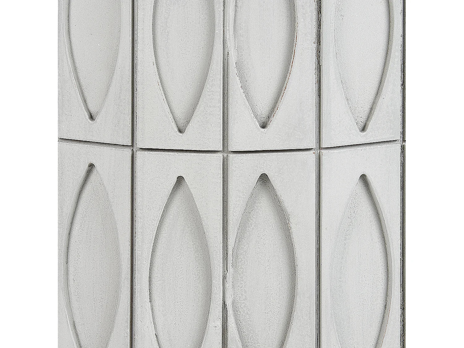Bout de canapé colonne en MDF gris clair – COLINE
