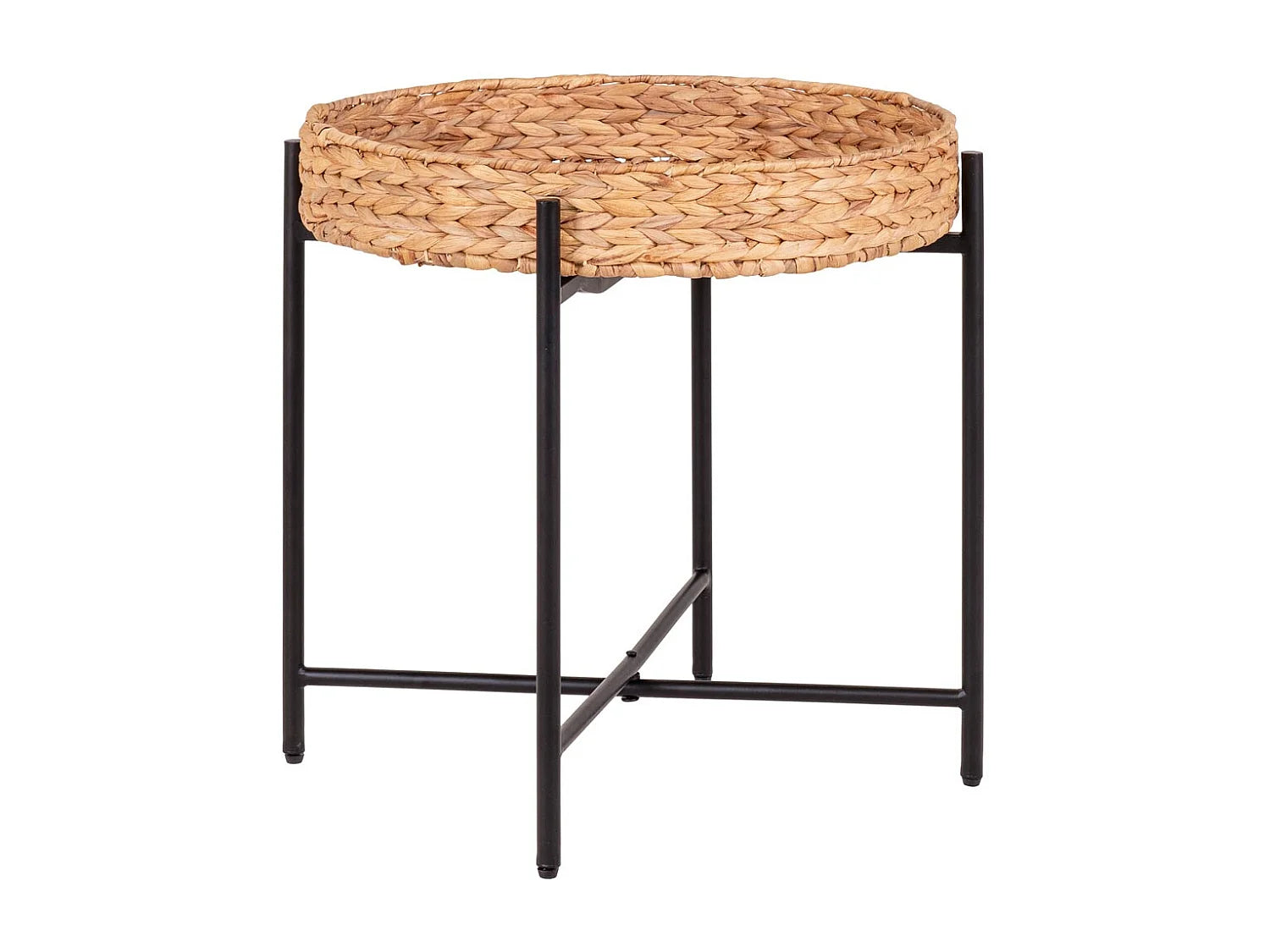 Bout de canapé d'angle rond beige naturel – VANNES