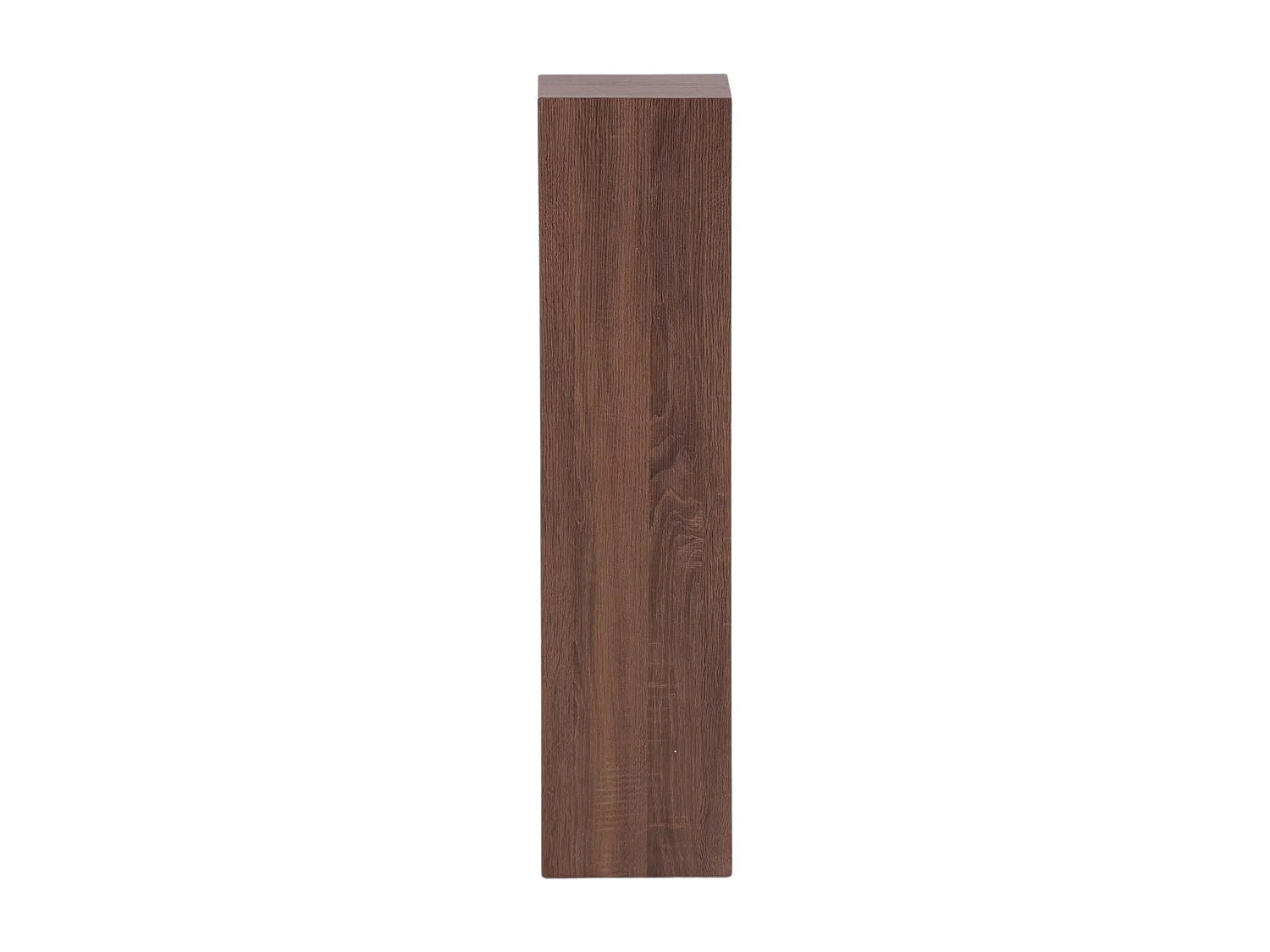 Bout de canapé haut piédestal marron – COLUMNA
