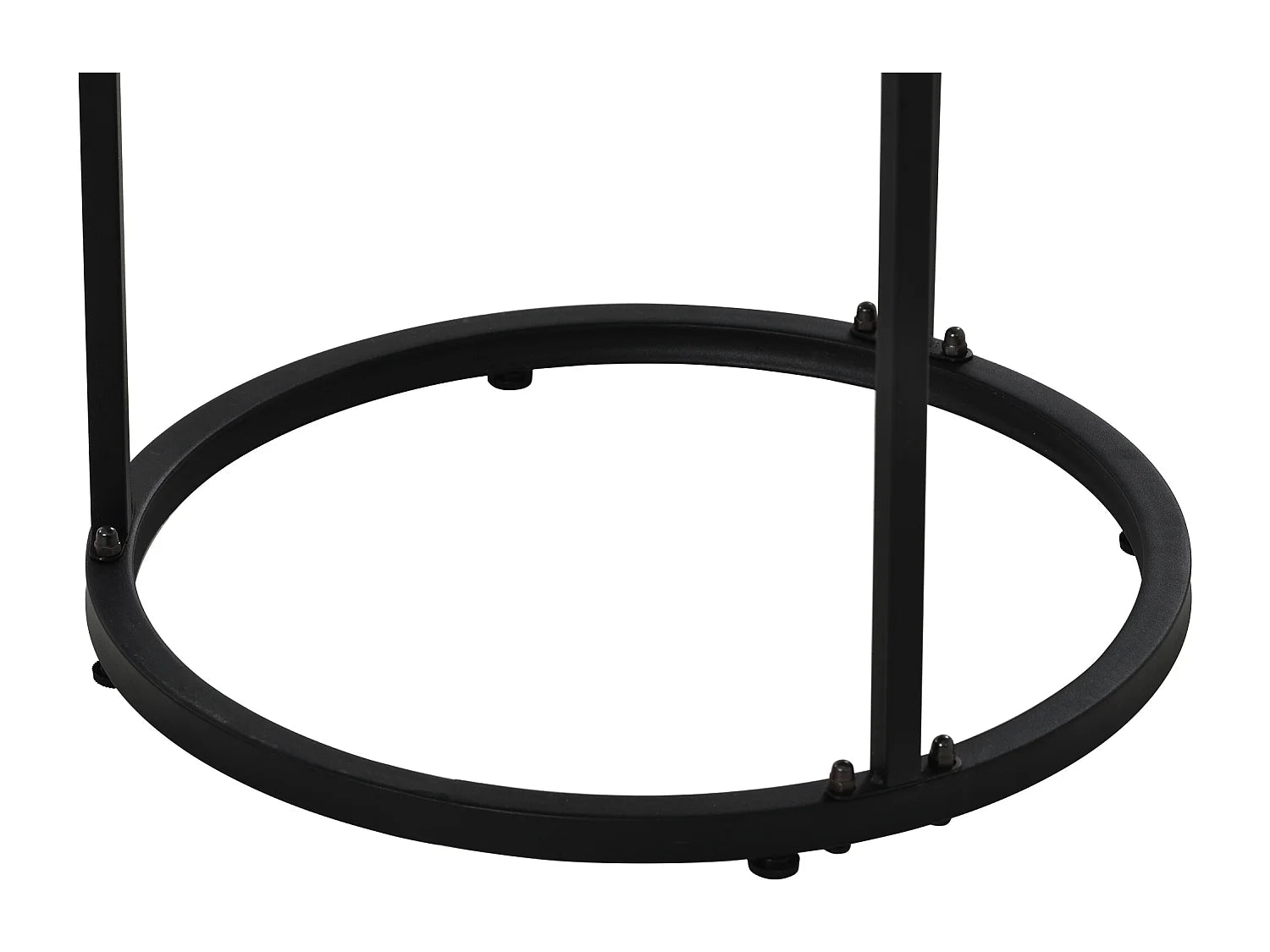 Bout de canapé rond en bois aspect naturel – DUOVA