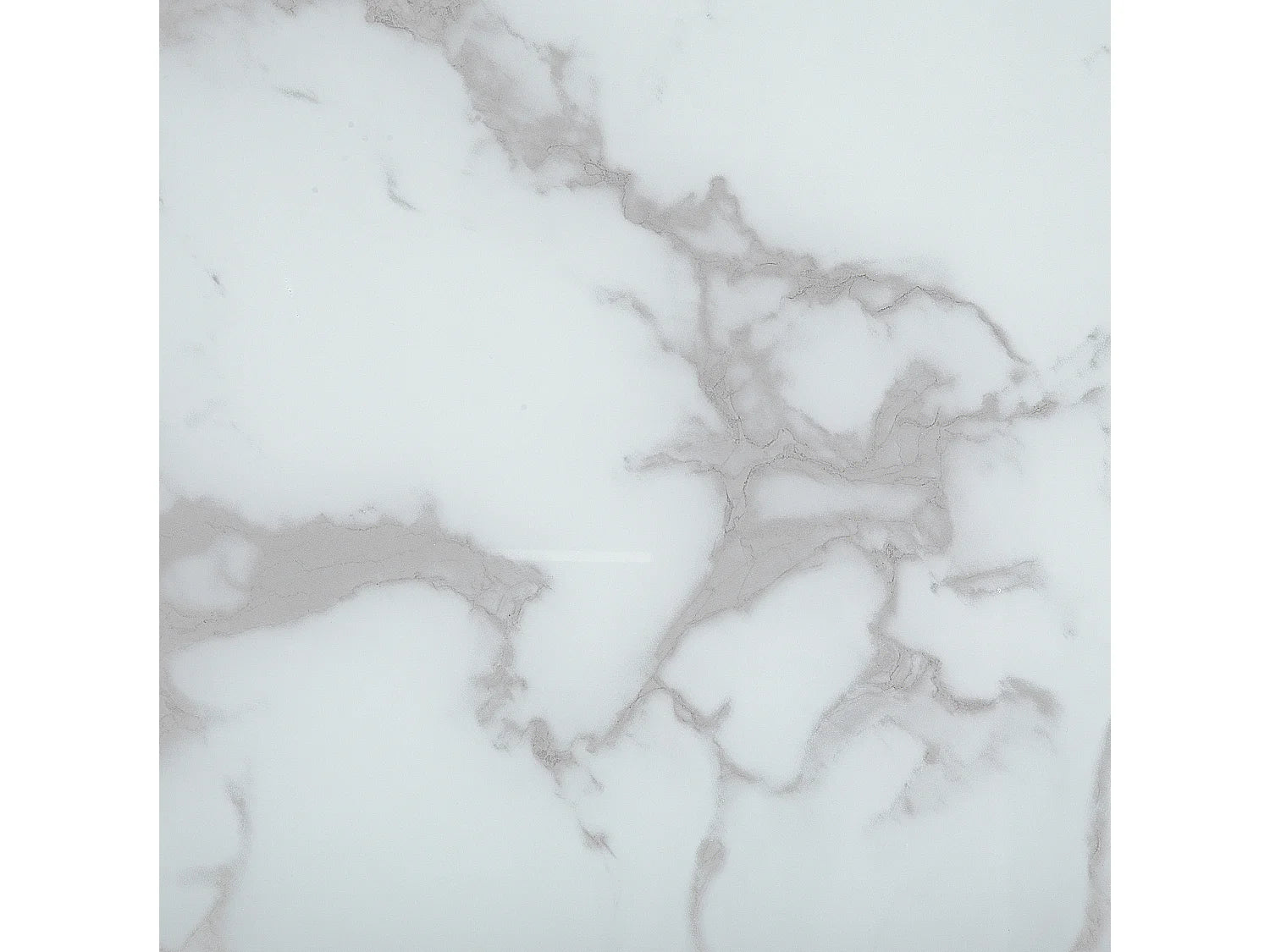 Bout de canapé rond effet marbre blanc et doré – DECOA