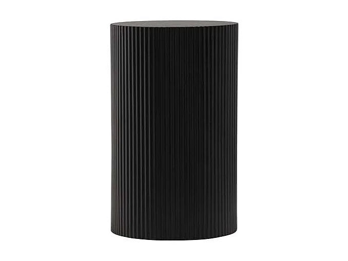 Bout de canapé cylindrique noir moderne – ONYXIA